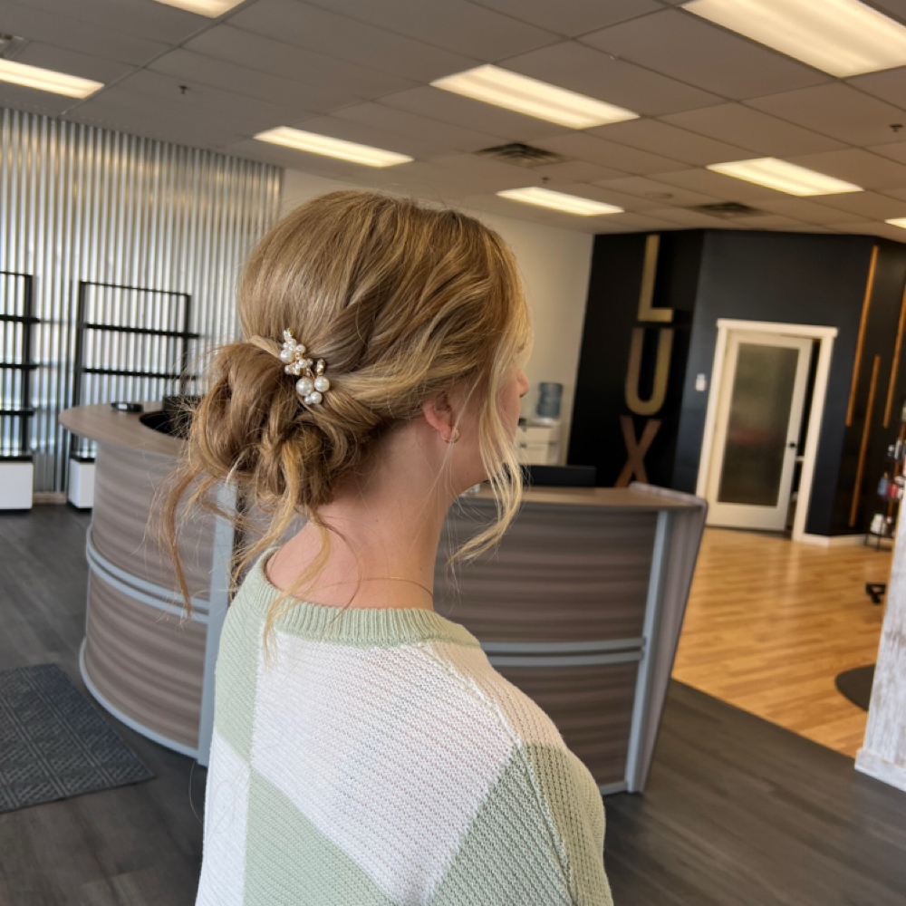 Updo at Homestead Hair Co. in MAPLE LAKE, MN
