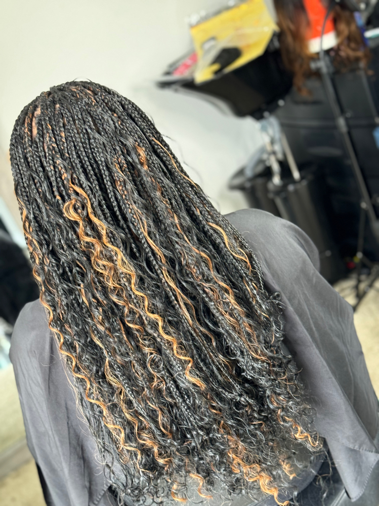 🔥Medium Boho Knotless