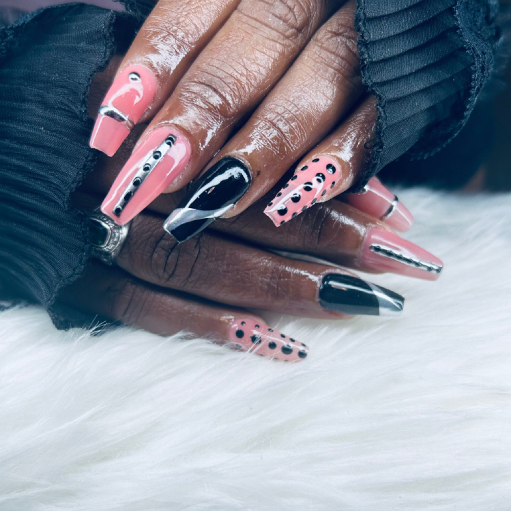 Full Set Nails (Long Length) at Dolph's Nail Salon & Spa in Brandon, MS