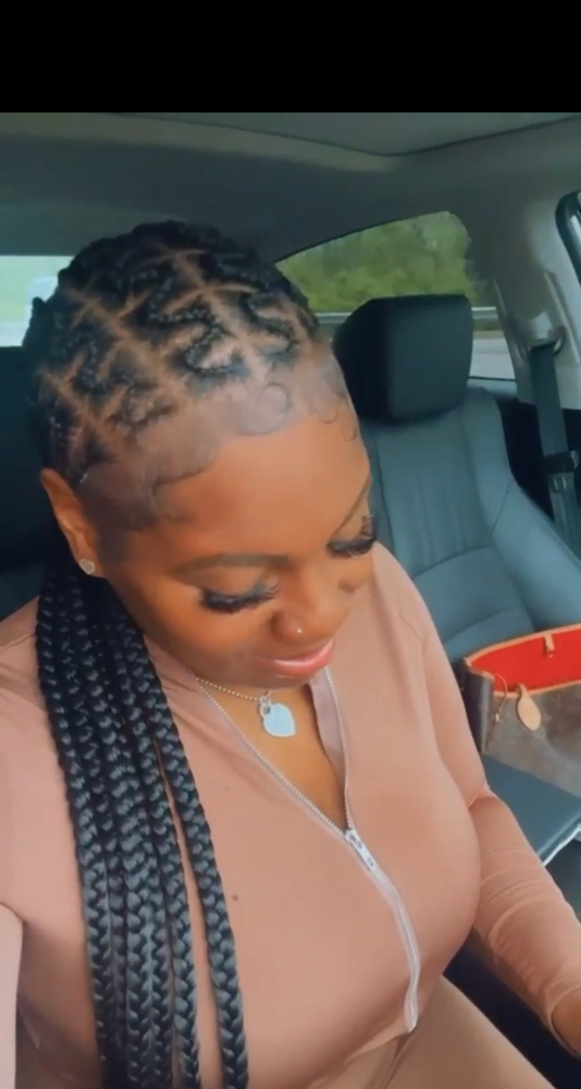 6 Zig Zag Braids