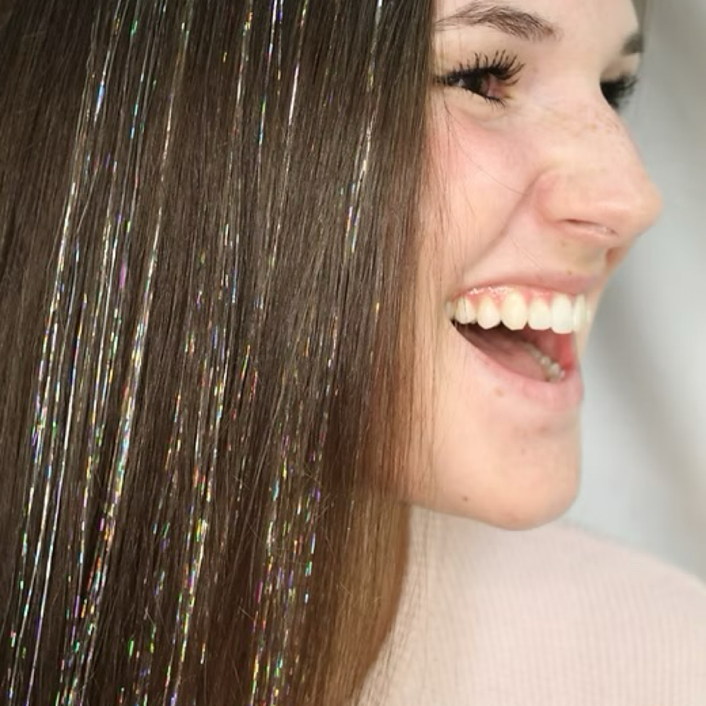 Tinsel Extensions (3 Beads) at Ashley Pitlock in Carson City, NV