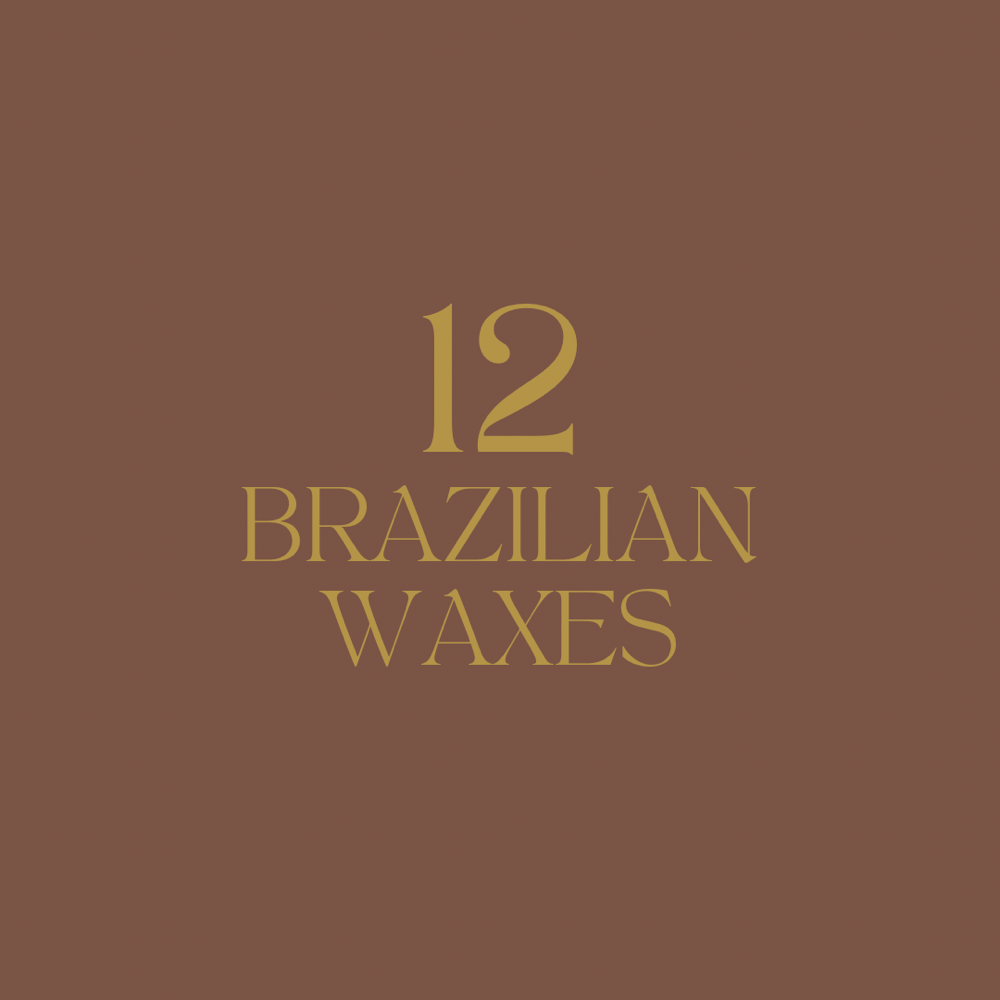 12 Brazilian Wax Package