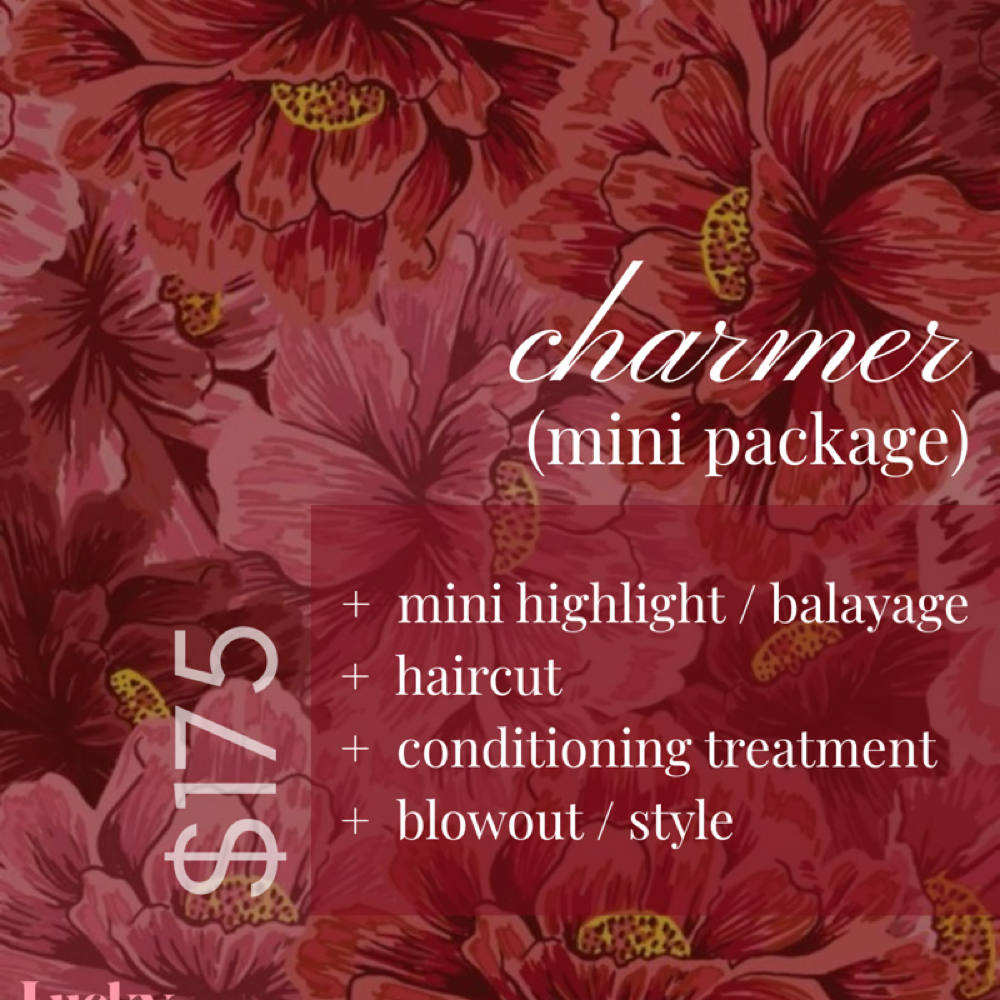 charmer (mini package) at lucky girl hair co. in dallas, TX