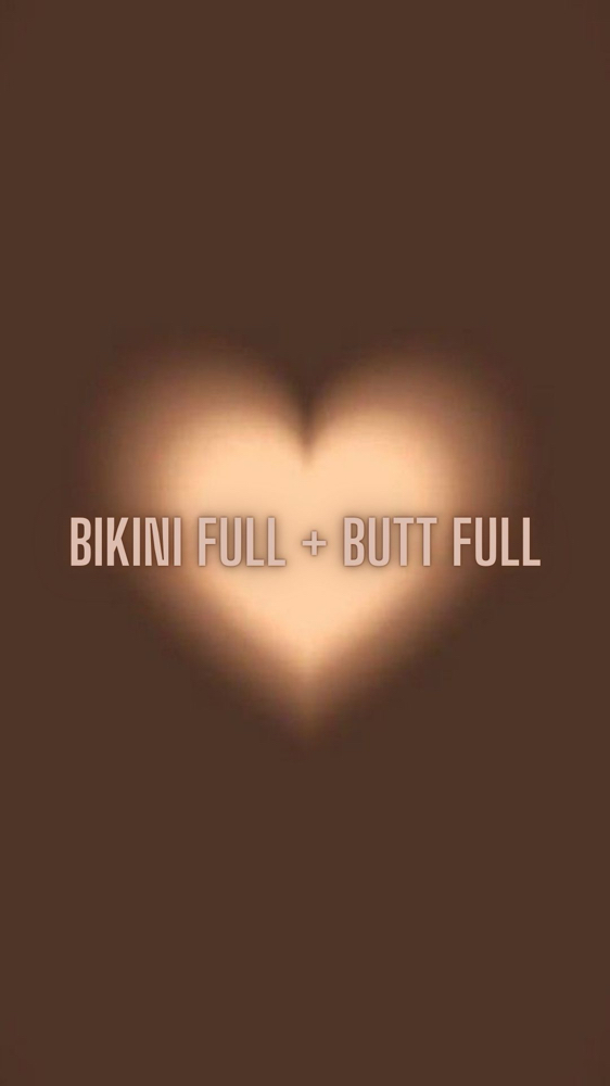 Bikini Full + Butt Full