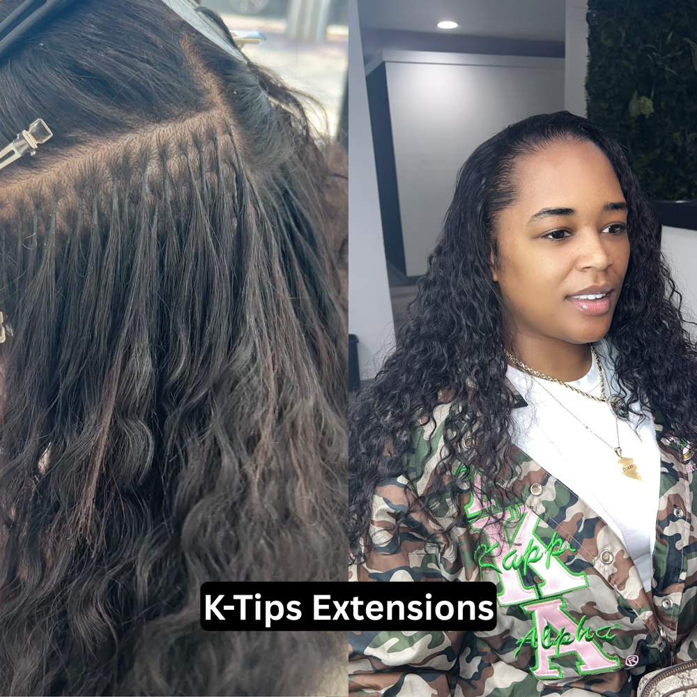 K Tips intro special hair included at Laced Beauty in Verona, PA