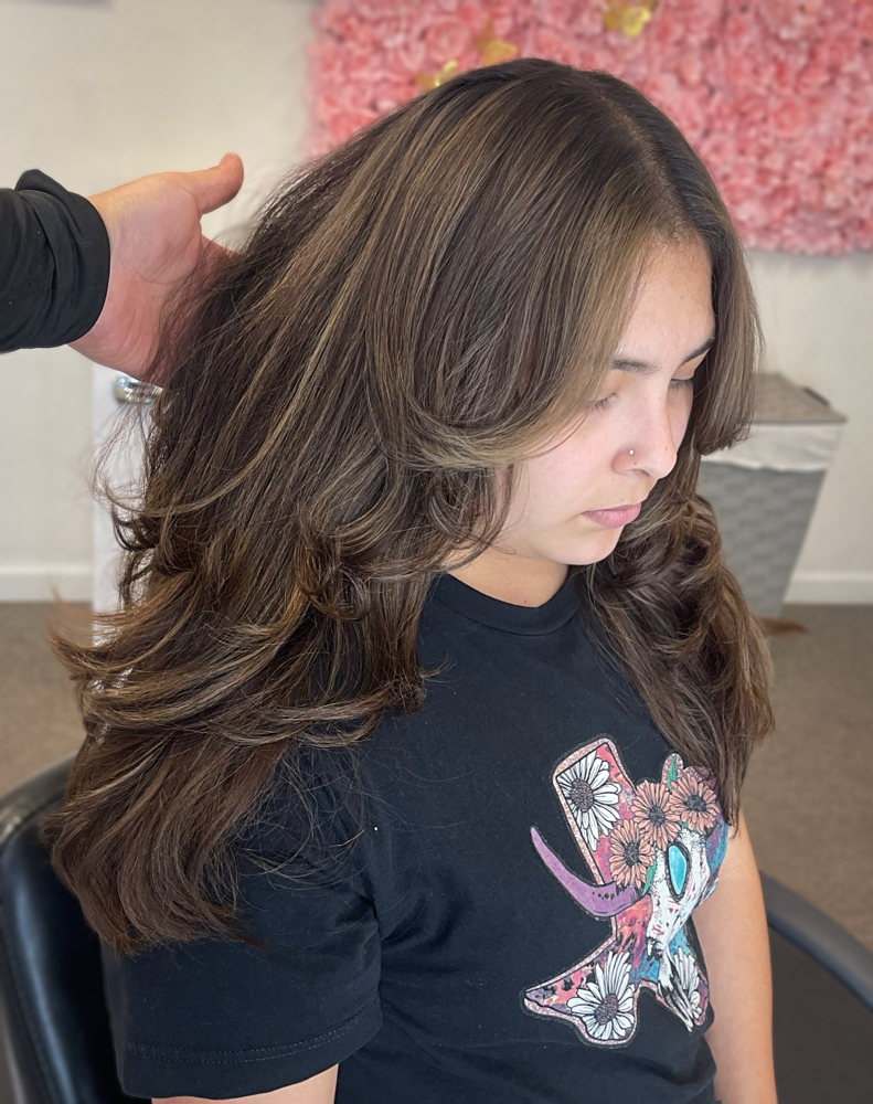 Dimensional Brunette Balayage