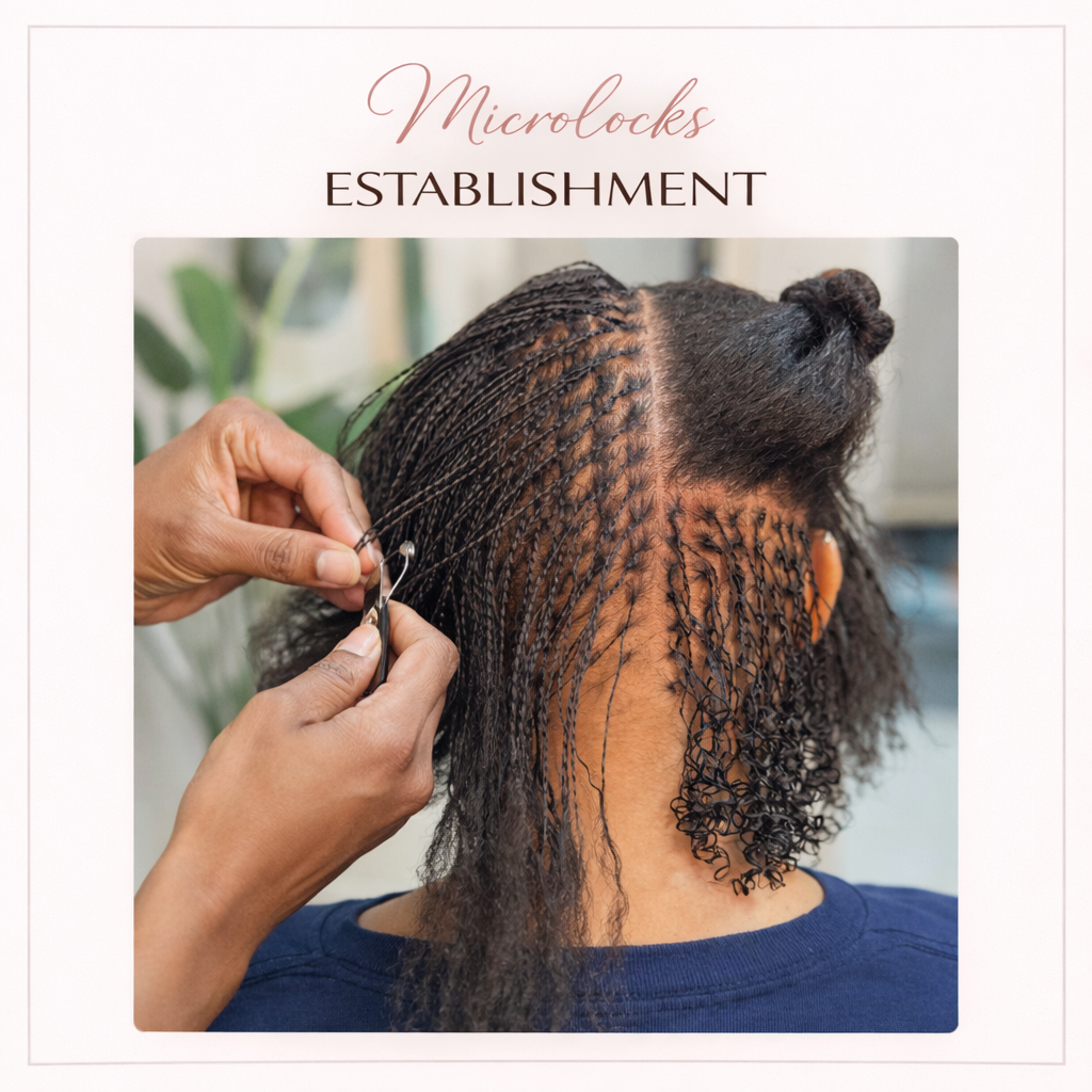 Microlocks Establishment at Paradise Hair Promotions in Bedford Heights, OH