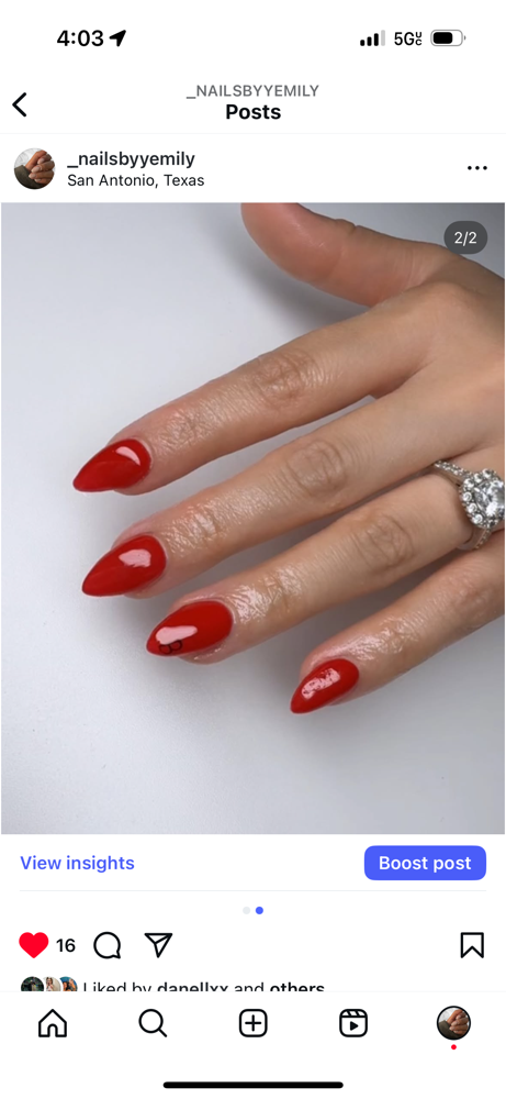 M Acrylic Full Set