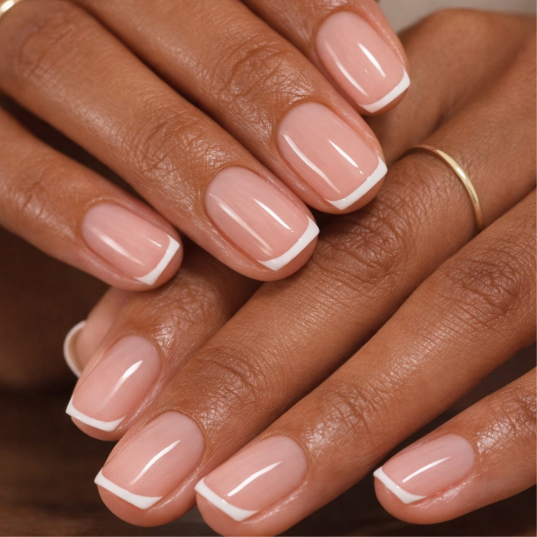 Add French To Gel Manicure at Glam Nailz by Chloe in San Antonio, TX