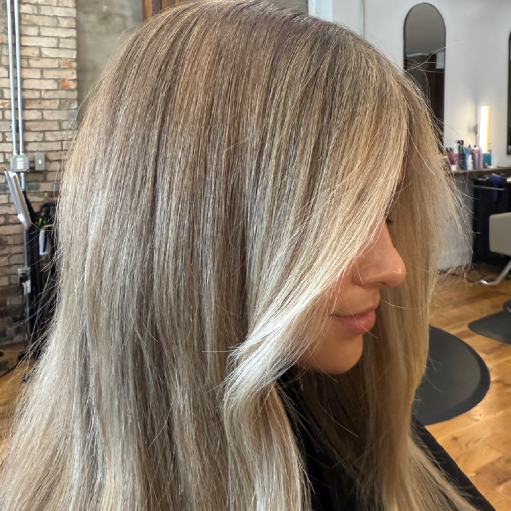 Partial Seamless Session at Hair By Maddie Kate in Lexington, KY