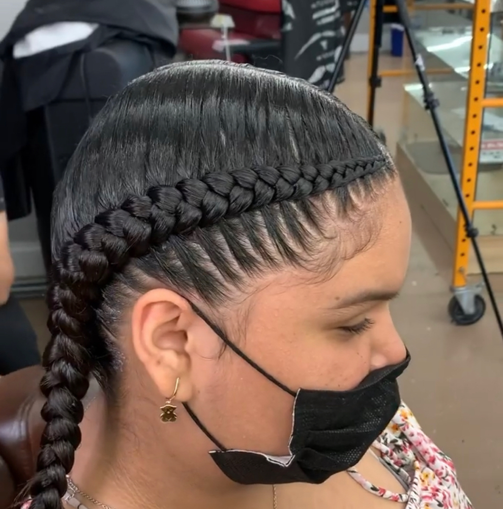 2 DUTCH BRAIDS
