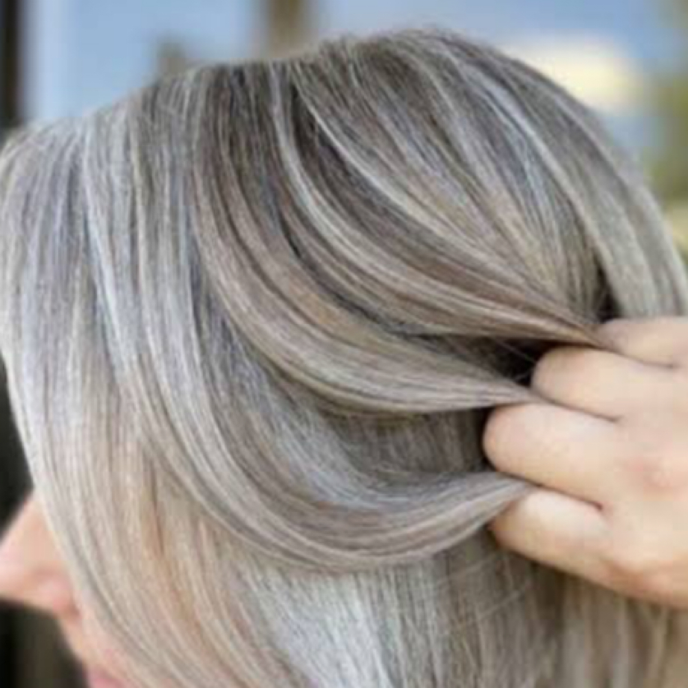 Grey Blending at Studio M by Mycayla Greer in Prairieville, LA