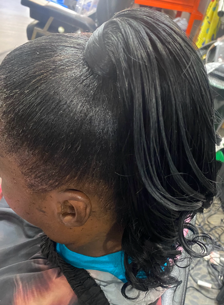 Silk Or Extended Ponytail