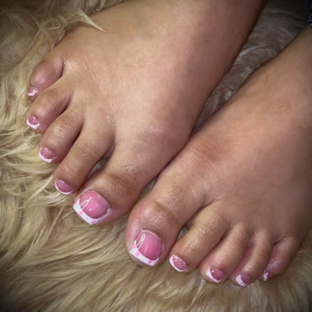 Acryl Gel (Poly Gel) Pedicue at Mariangelie  Perales