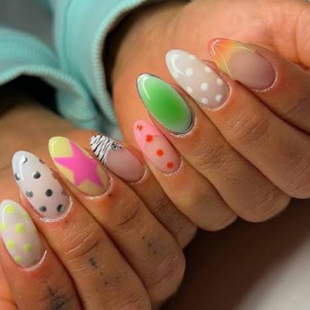 Deluxe Manicure at Aura Nail Studio in Costa Mesa, CA