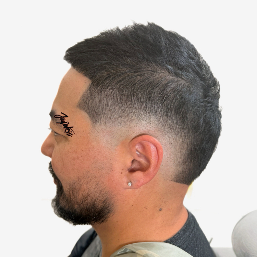 Men Haircut + Beard at J in Brentwood, CA