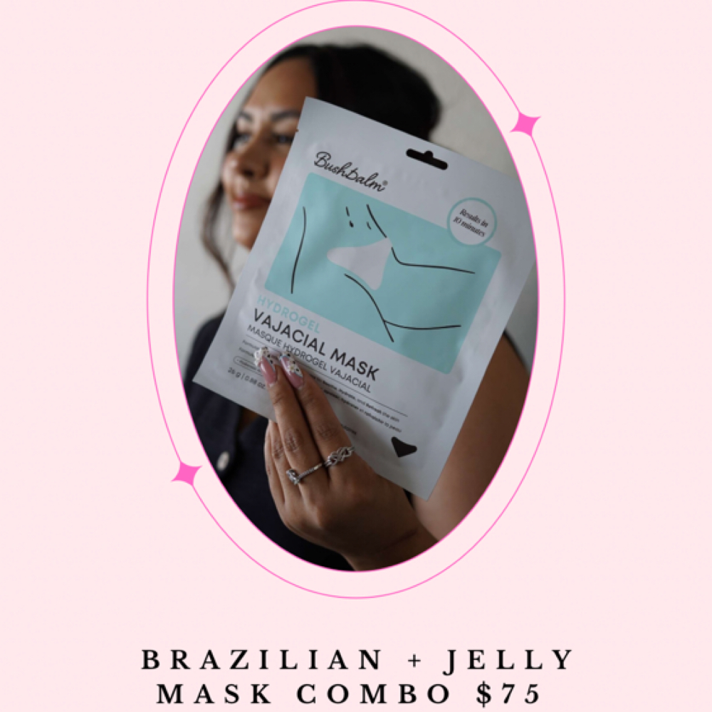 Brazilian + Jelly Mask combo at Karis Aesthetics in Midland Tx, TX