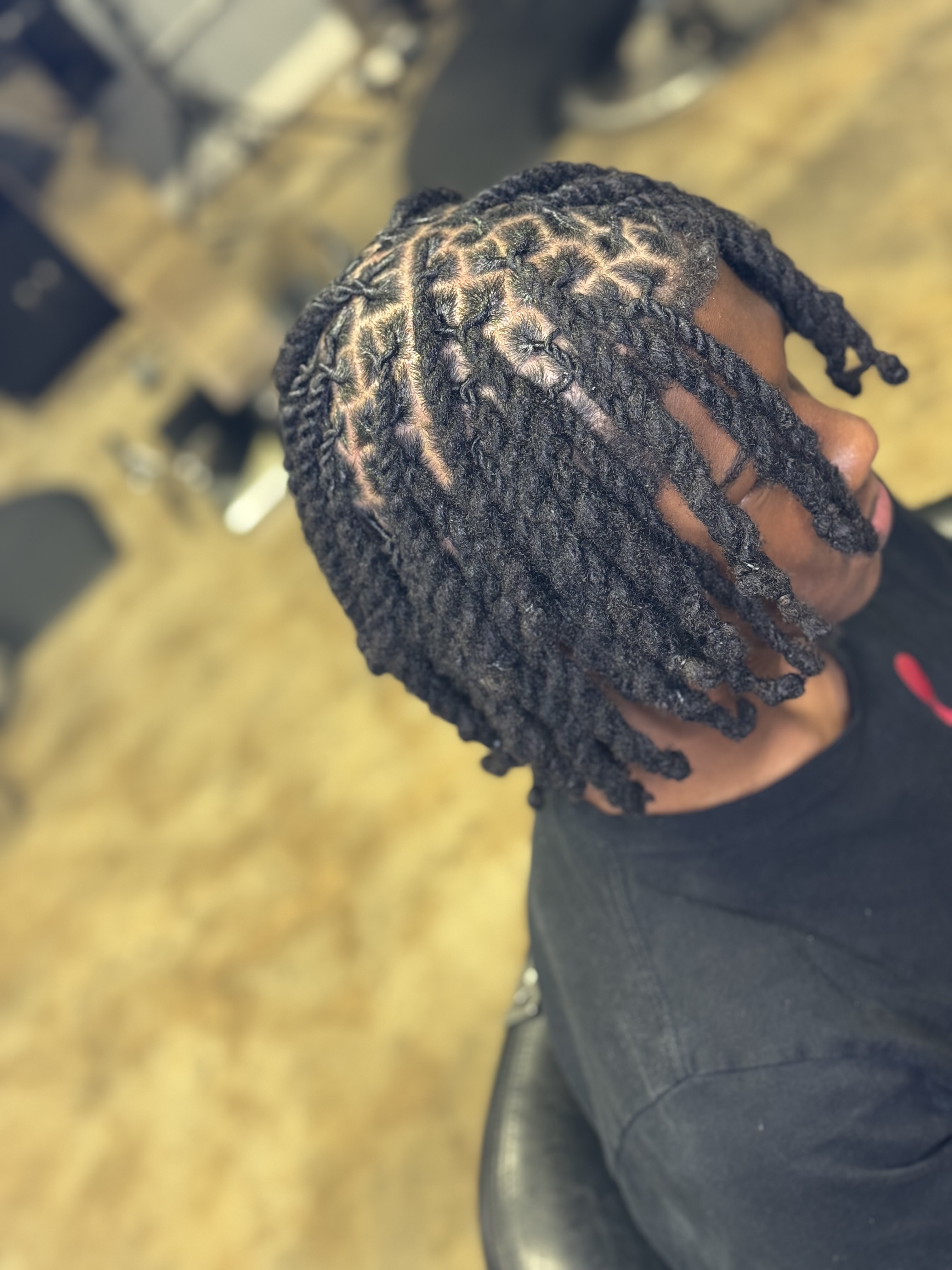 Kid Half Head Retwist & Style at Josiey Styles in Bossier, LA
