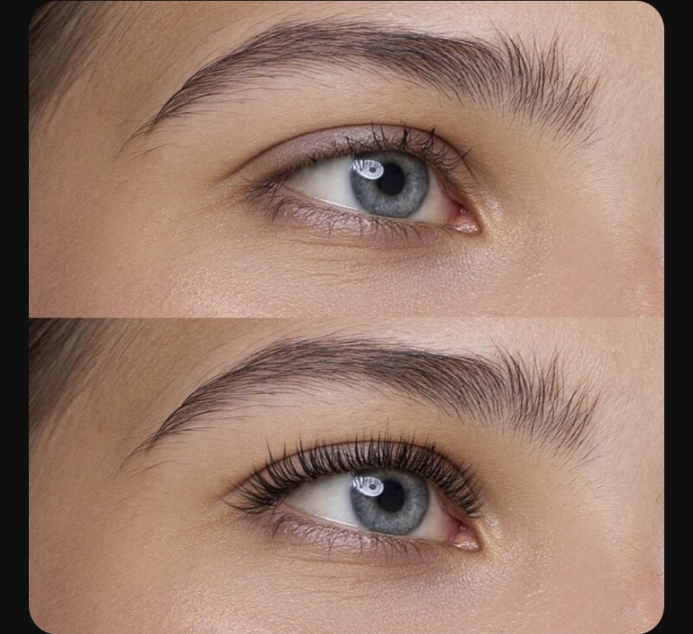 Lash lift and tint