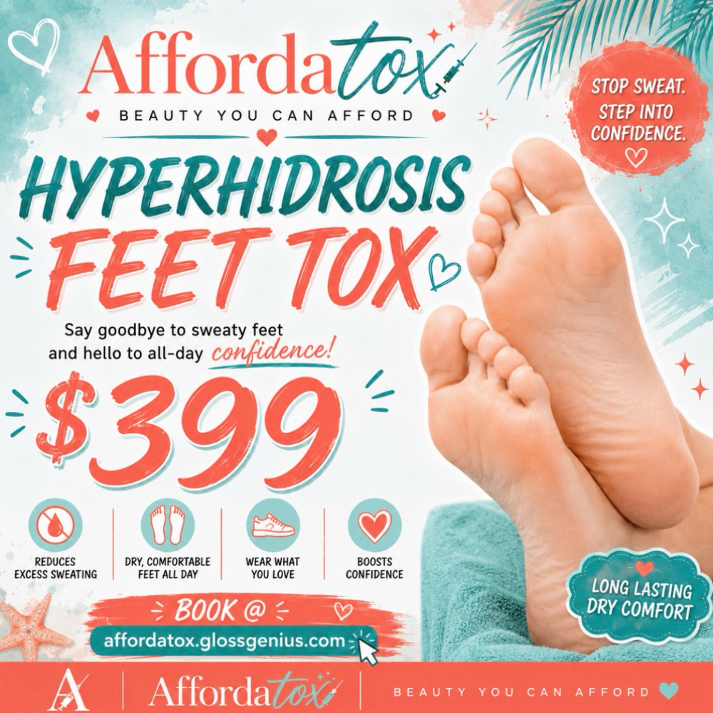 Hyperhidrosis Feet Tox at Affordatox in Middlesboro, KY