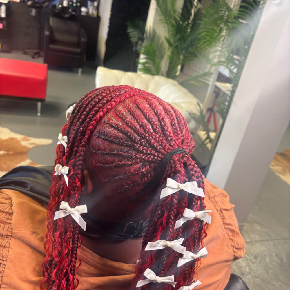 Braided PonyTail at XXI Shēk Hair Co. in Kingsland, GA