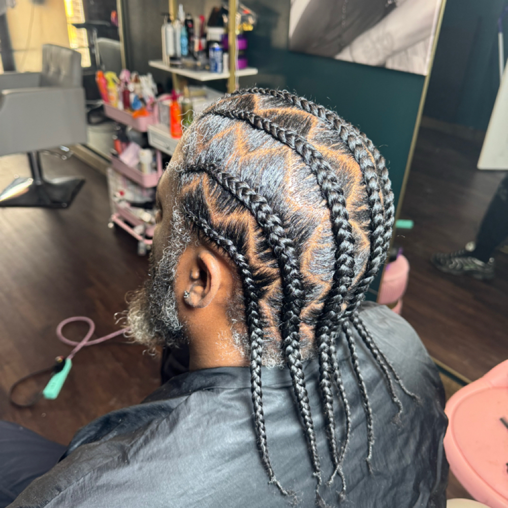 Men Braids at Root Revival in Pittsburgh, PA