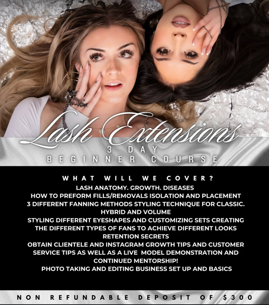 3 Day Lash Extensions Cours