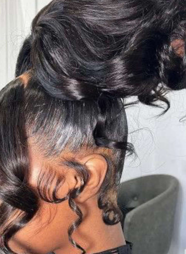 360/Double Frontal Up Do