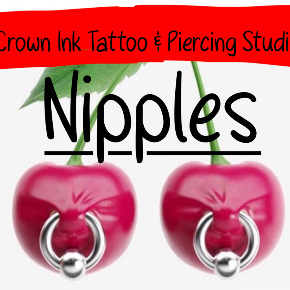 Both Nipples at The crown ink studio in Corpus Christi, TX