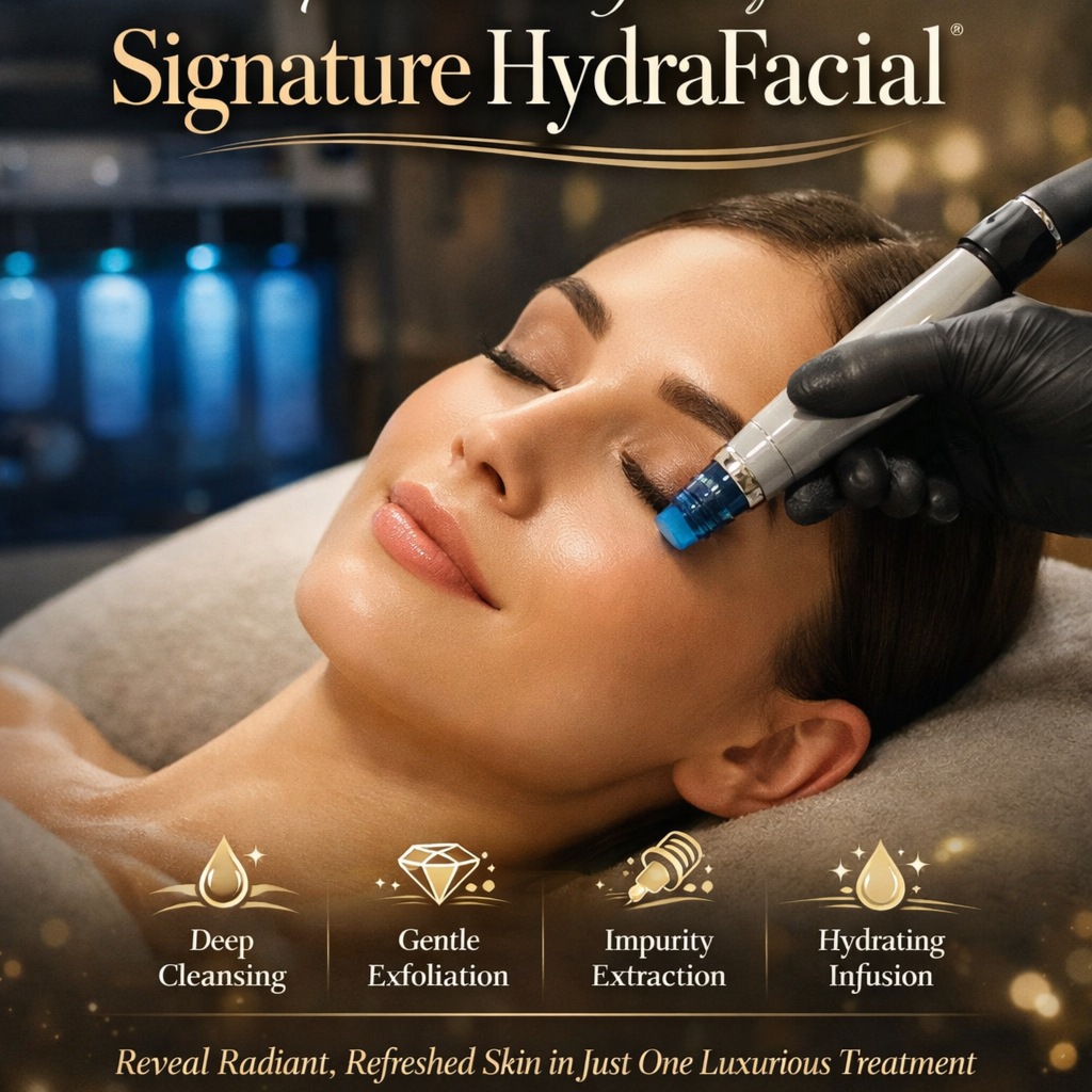 Signature HydraFacial at Hi Massage in roseville, CA