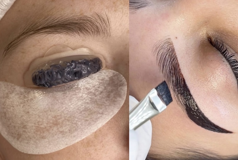 Lash tint and Eyebrow tint at gloskin.bymak in Warrenton, VA