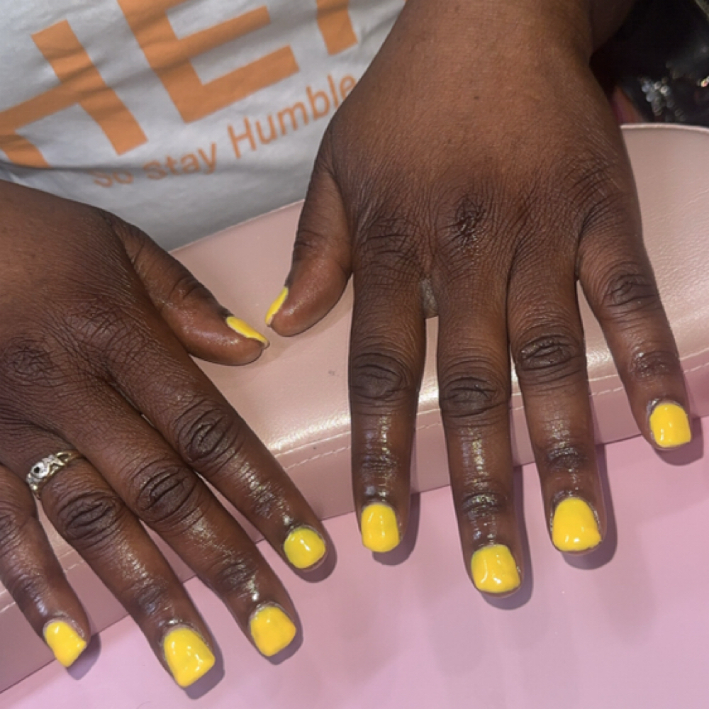 Acrylic Overlay at Elegantleenailed in Hyattsville, MD