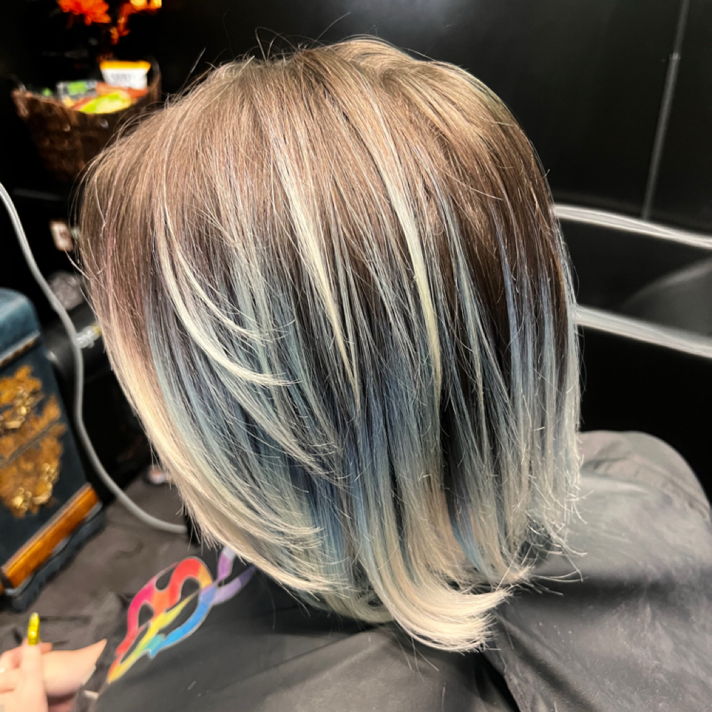 Root lift & All over color 8-12week