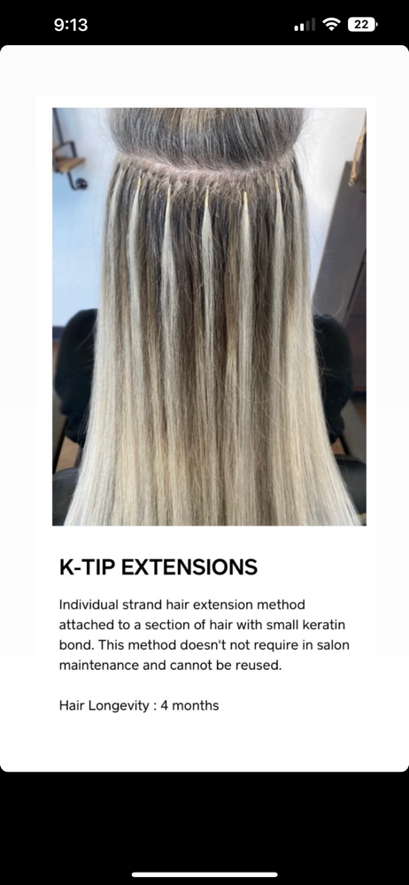 Custom K-Tip Extension Install