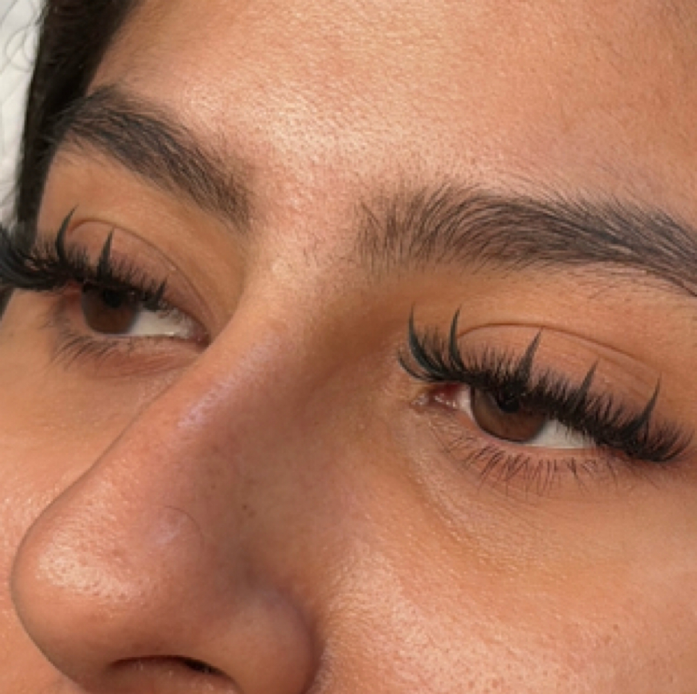 Anime lash set at Ineffable Beauty Salon in Buda, TX