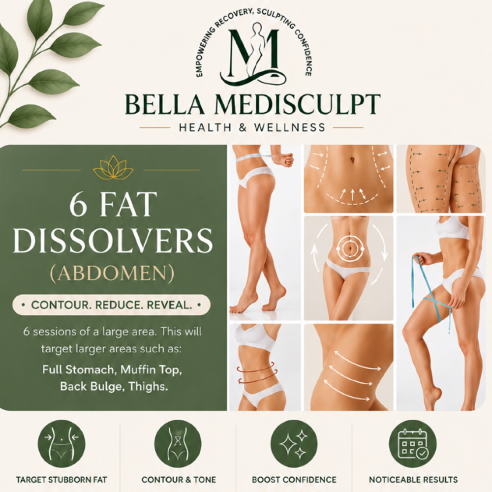 6 Fat Dissolver (2 Areas) at Bella Medisculpt Health & Wellness in Tempe, AZ