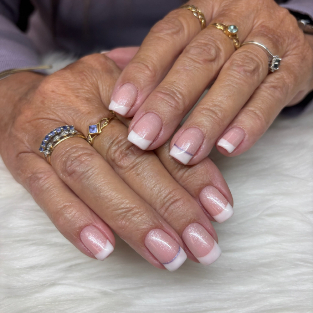 Dazzle Dry Manicure at Mane Beauty Bar in Englewood, FL