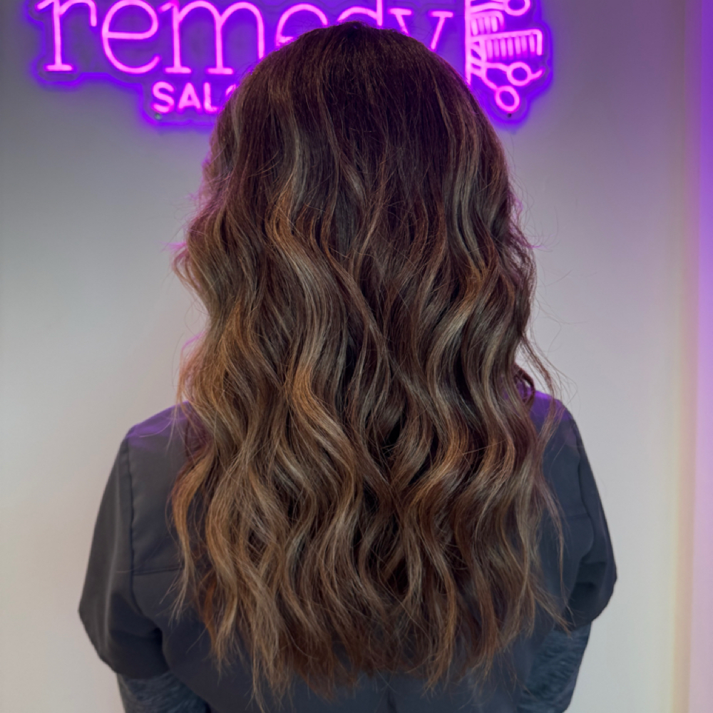 Root Color & Partial Highlight at Remedy Salon in Sherrill, NY