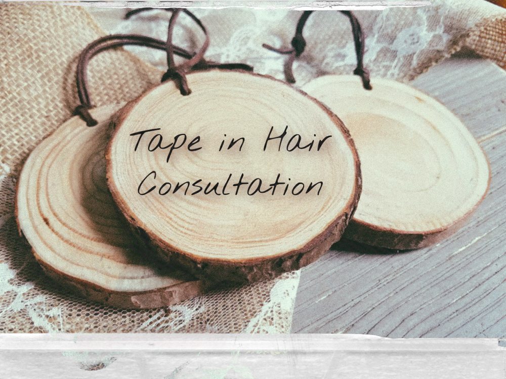 Tape In Hair Extensions Consulation