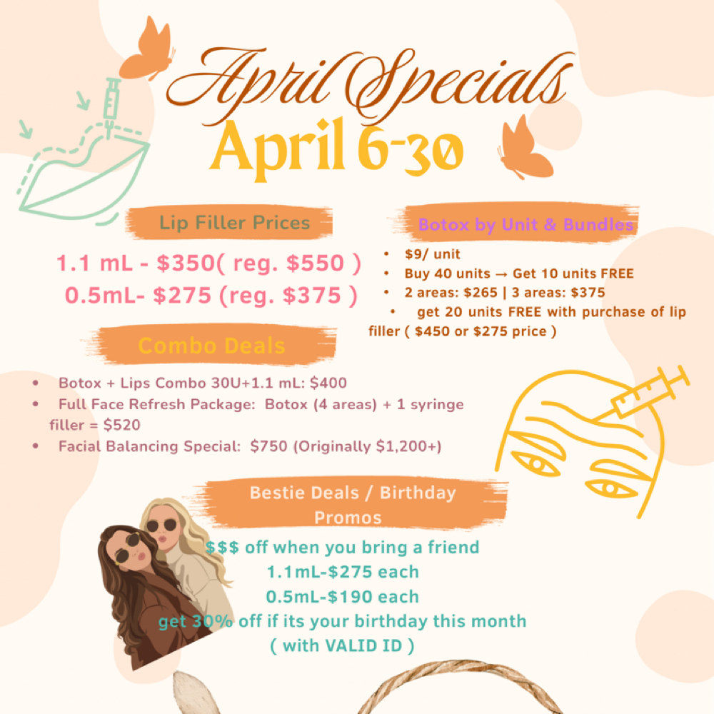 APRIL BESTIE DEAL 1.1mL at beautybydeannette in San Antonio, TX