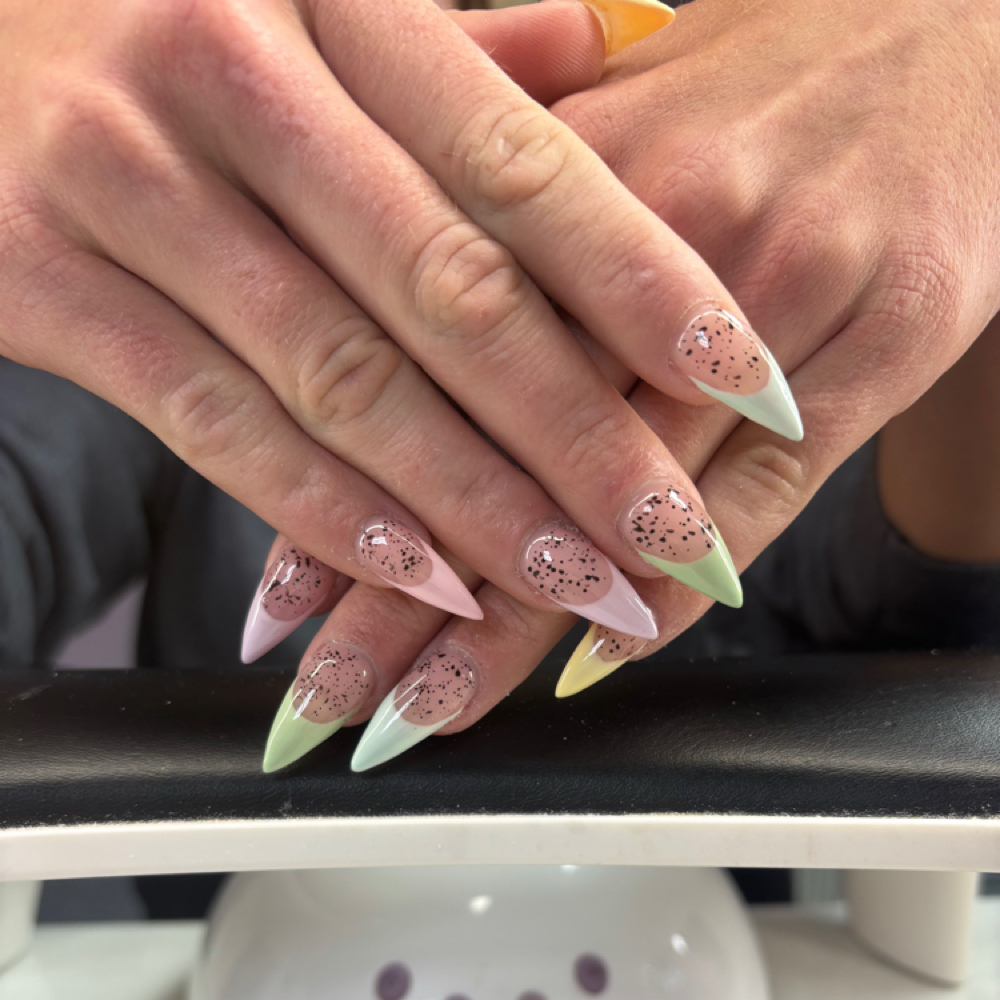 Full Set Hard Gel at Bab’s Nail Studio in Douglasville, GA