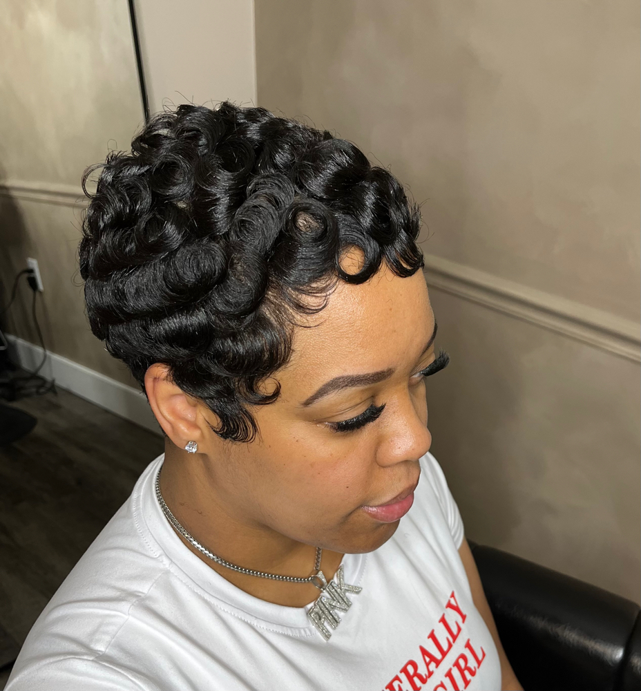 Relaxer Retouch And Style at On Set Beauty Salon in Blue Ash, OH