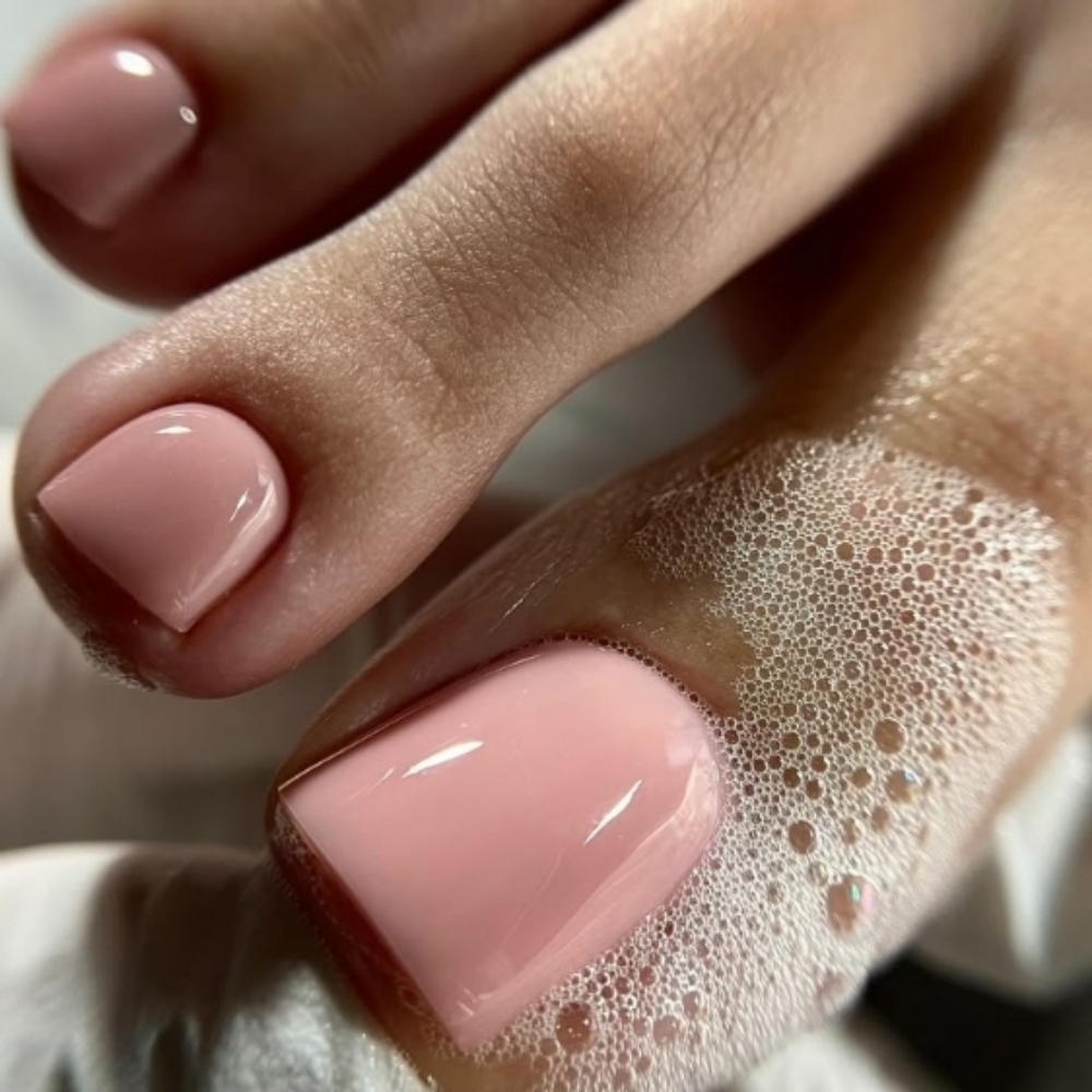 Gel Polish on toes at REBIRTH BY GRACE SALON AND SPA LLC in MYRTLE BEACH, SC