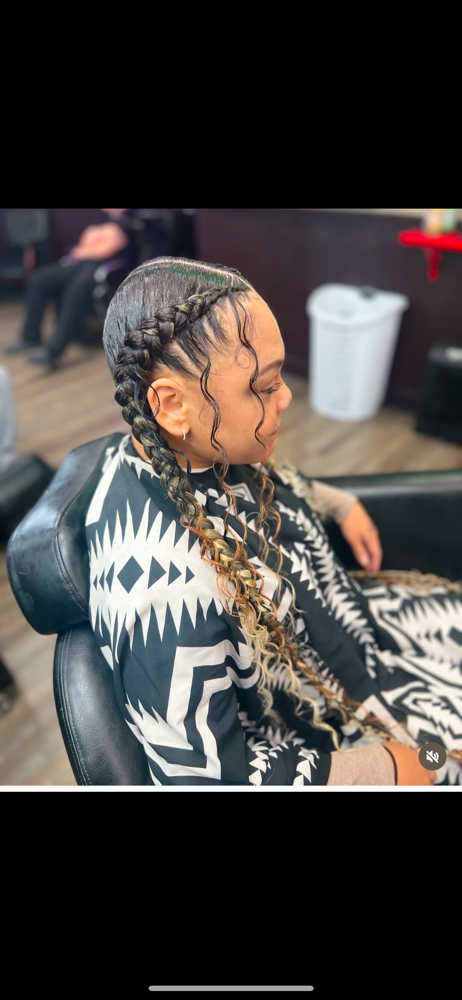 Feed in braids