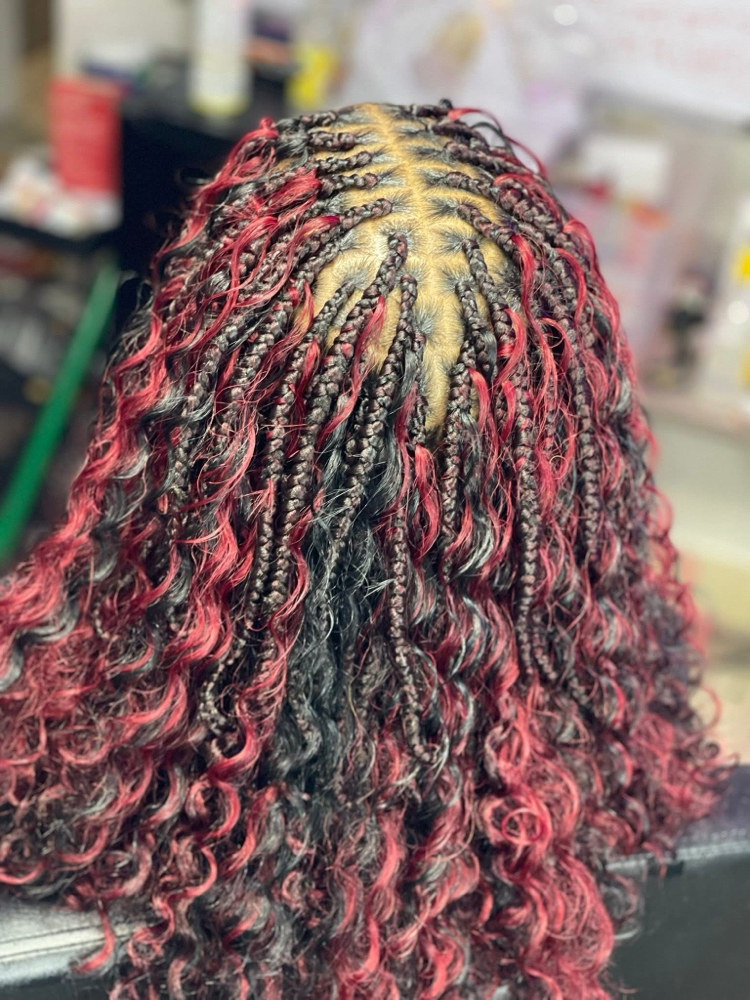 Boho Knotless Braids