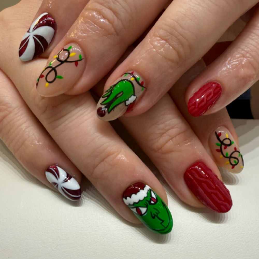 Rubber base manicure at Nailzz By Juliet in Tucson, AZ