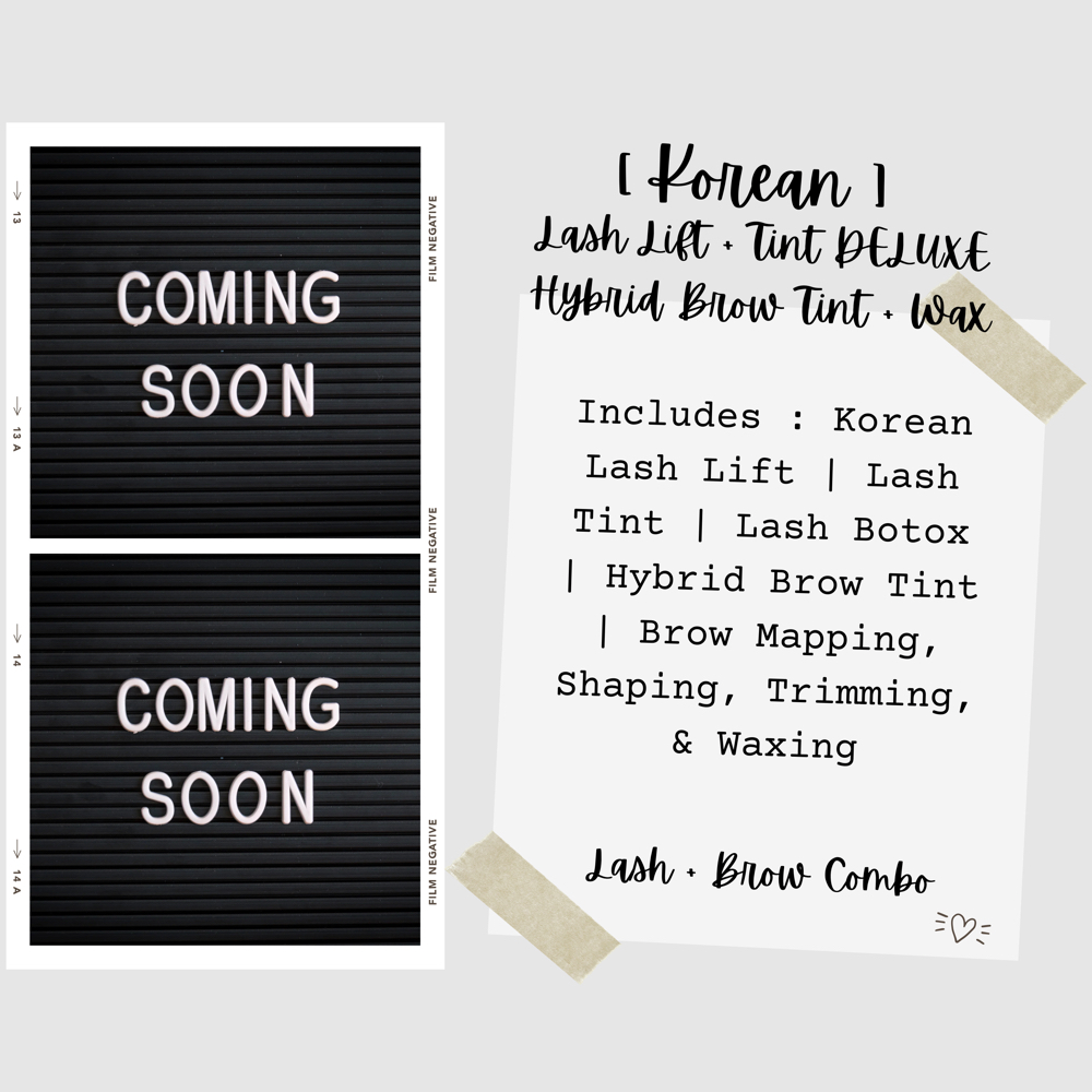 Korean Lift DELUXE + Hybrid Brow