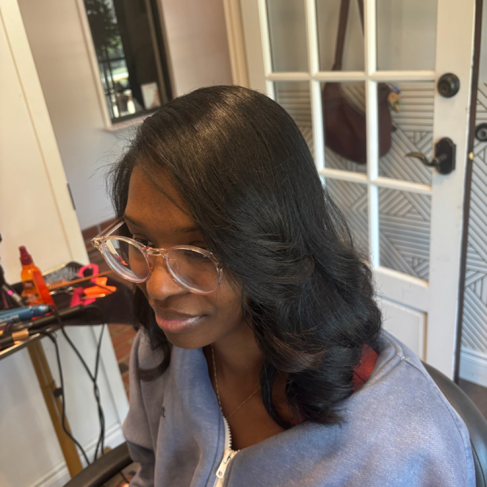 Luxury Silk Press at Originalbeautyco in Charlotte, NC