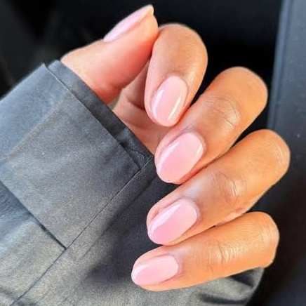 powder gel manicure at L&G Hair and Nails Salon in Long Beach, NY