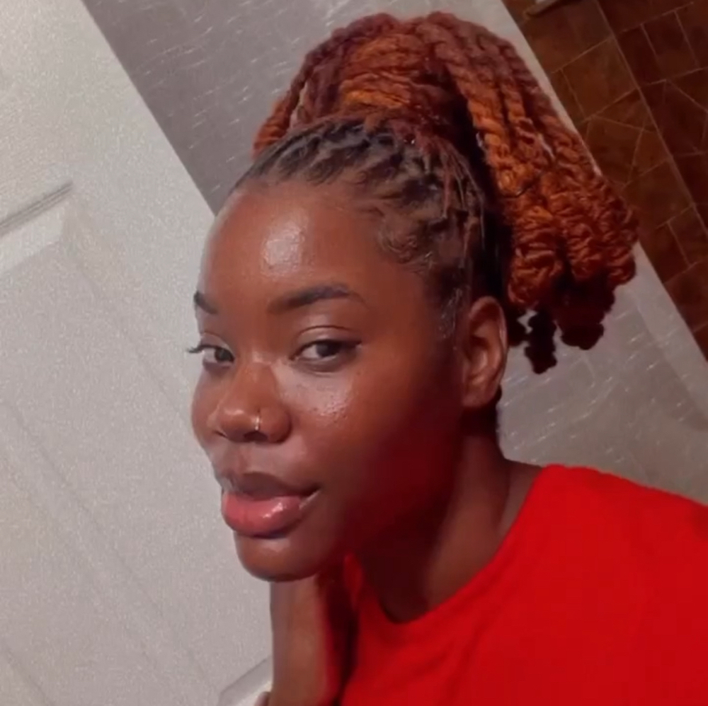 High Loc Knot Ponytail